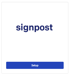 Sign Post Connector